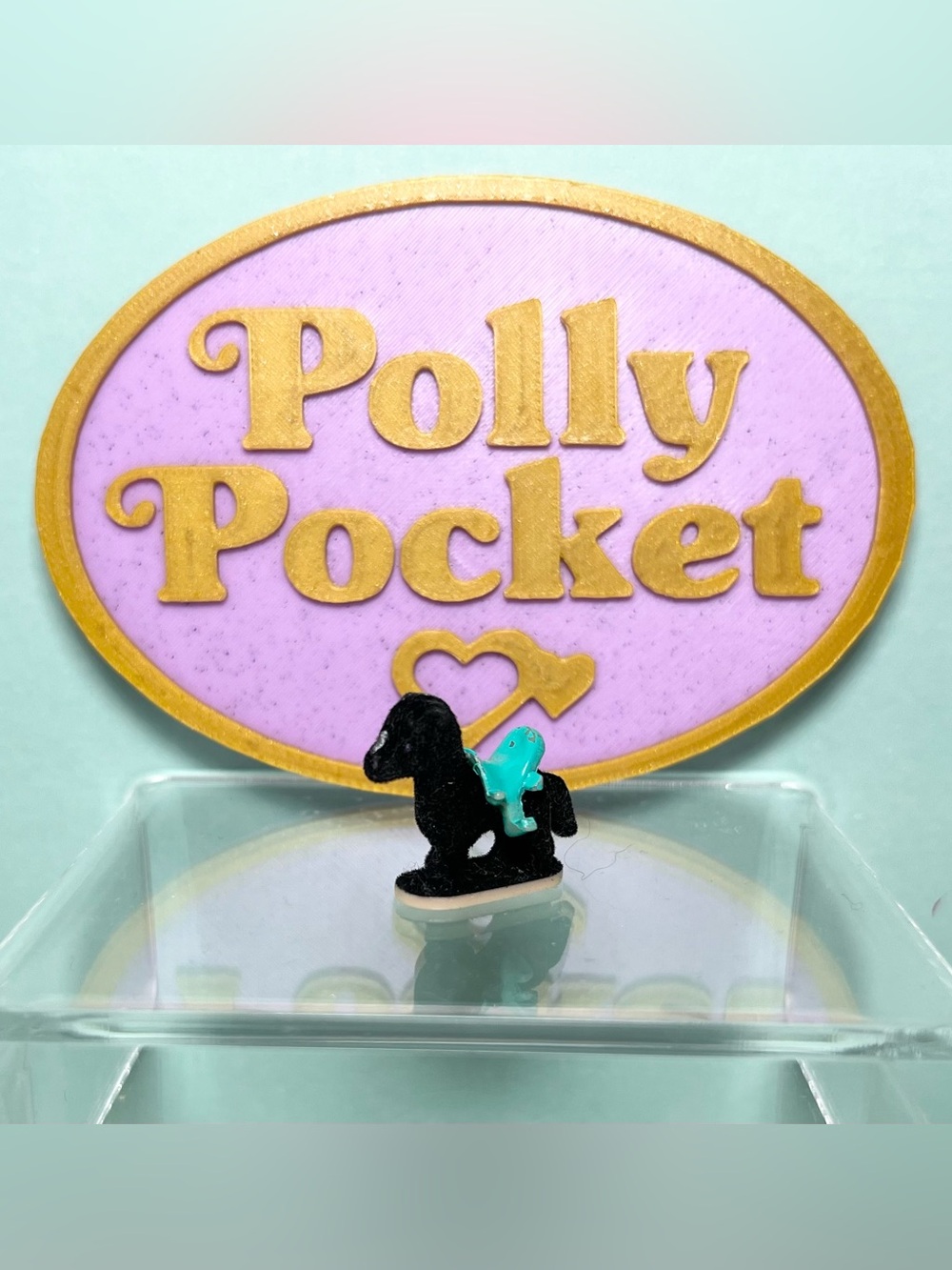 Vintage Polly Pocket 1994 Pony Ridin’ horse, Midnight